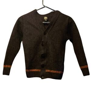 Harry Potter Gryffindor wool scotland lochaven cardigan boys size medium